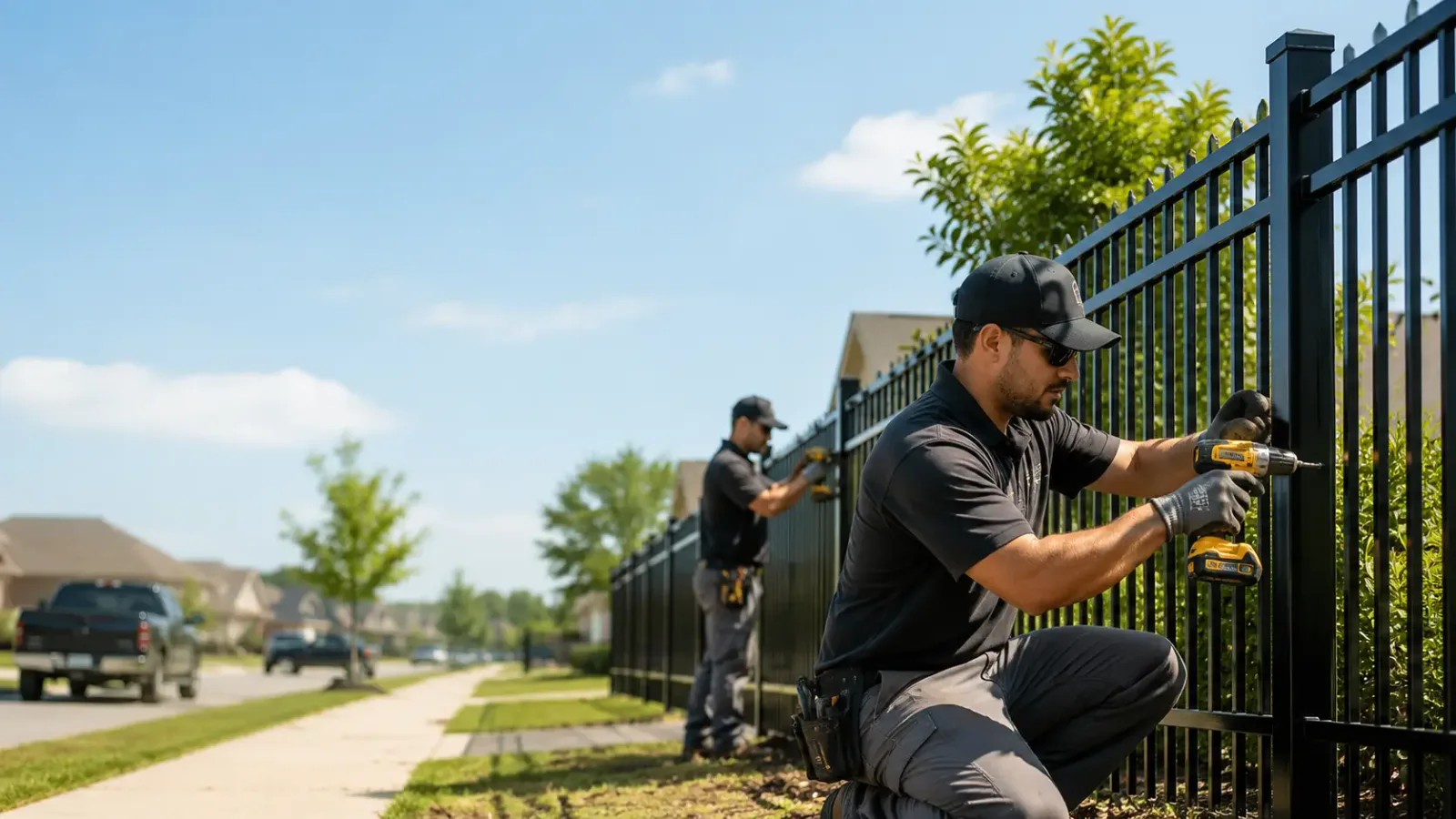 Metal Fence Installation in Hurst, TX